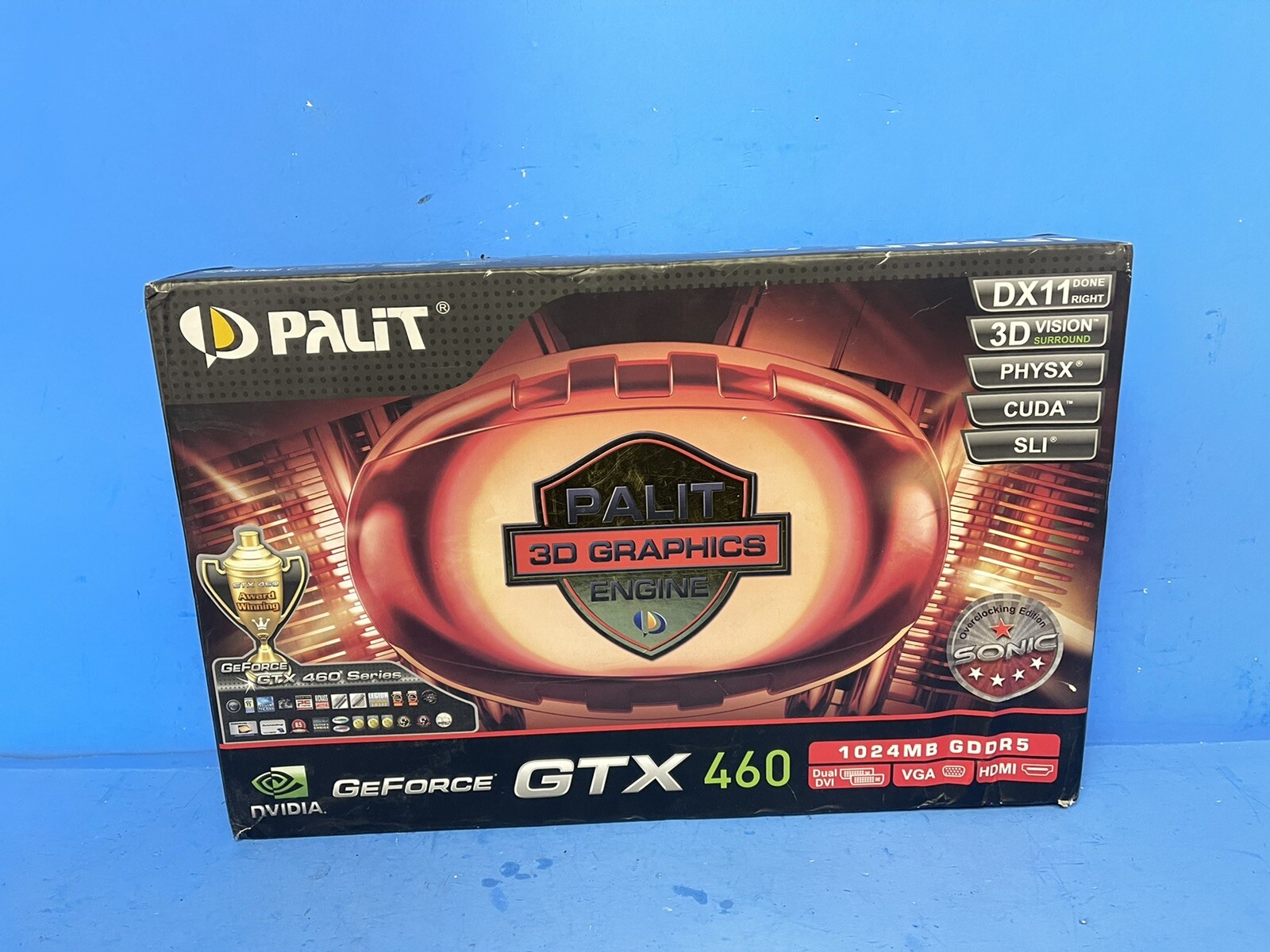 PALIT 3D GRAPHICS ENGINE  1024MB GDDR5 GEFORCE GTX460