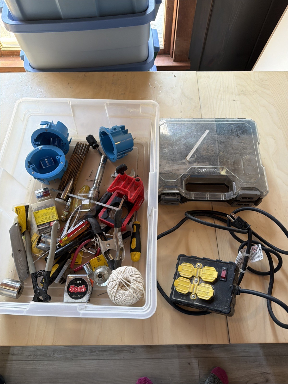 Lot Of Tools - Husky, Extension Cord, Screwdrivers, Screws, Milwaukee Td66