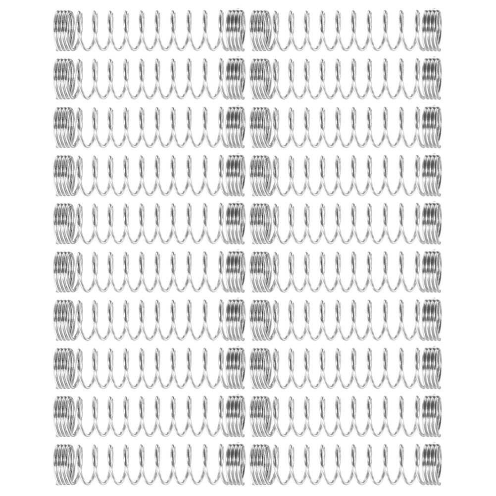 50 Pcs Small Compression Springs Metal Ball Point Pen for Refill