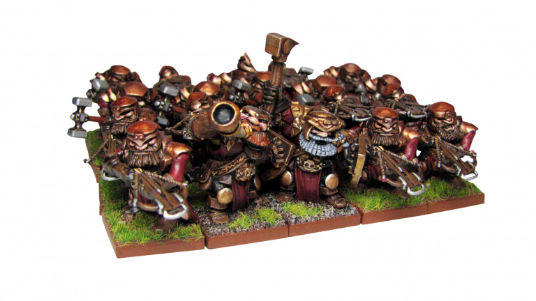 Dwarf Ranger Regiment - Kings of War Dwarves Mantic 28mm Fantasy
