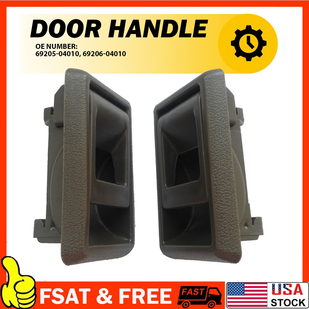 For Toyota Tacoma 4Runner Pickup Inside Left Right Brown Door Handle 1995-2000 B