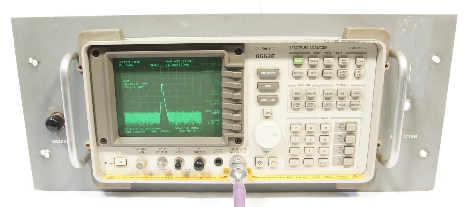 Agilent 8563E 9Hz - 26.5GHz RF Spectrum Analyzer