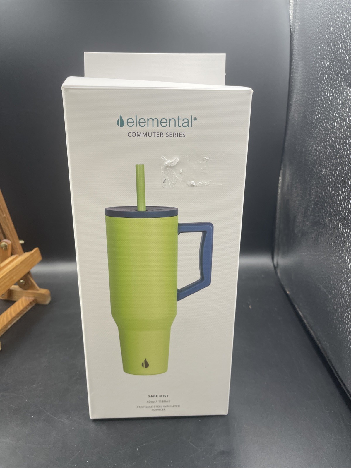 Elemental Commuter Series  Water Bottle with Straw Lid Stainless Steel St Jude