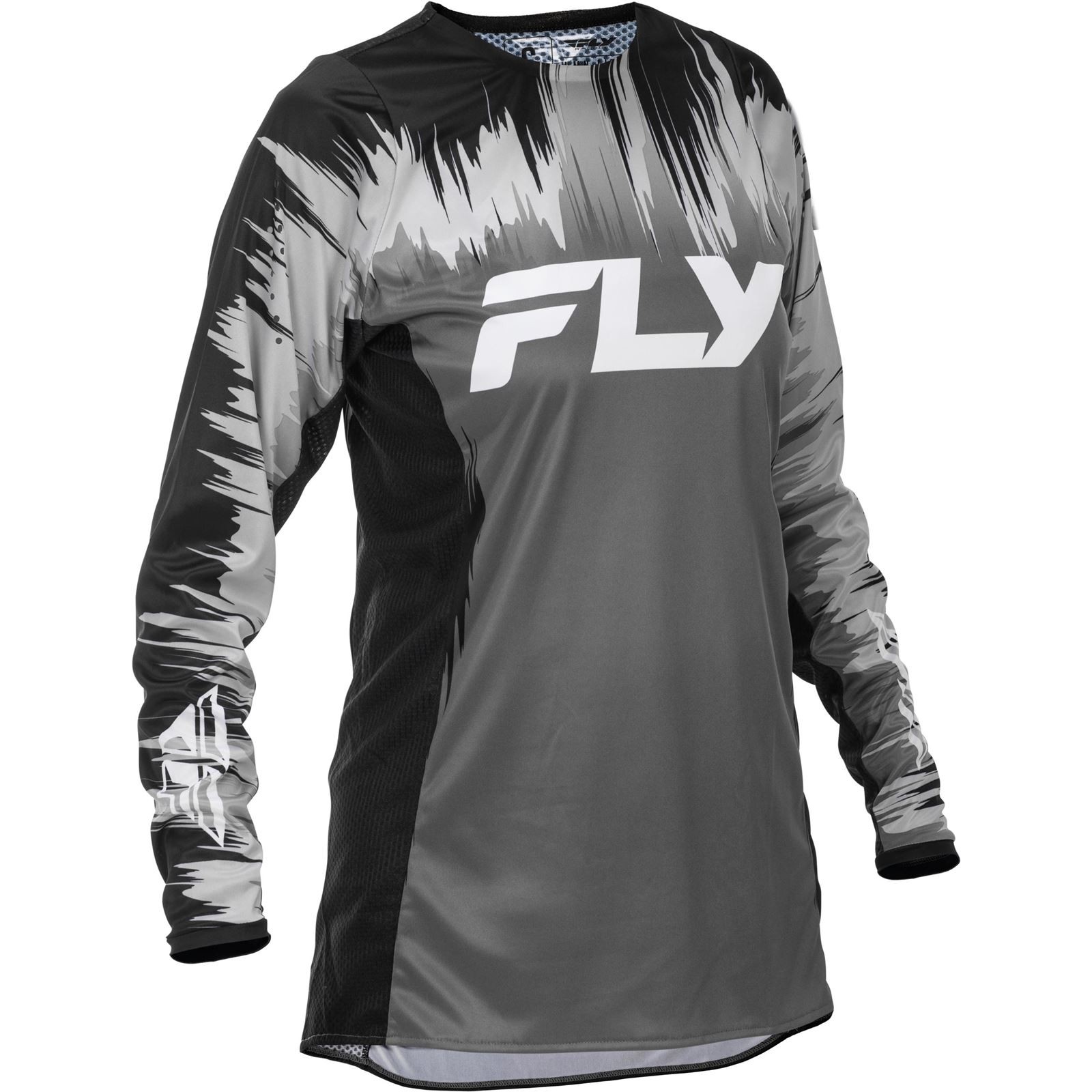 Fly Racing Women's Lite Jersey - Black/Grey/White - XL 379-620X
