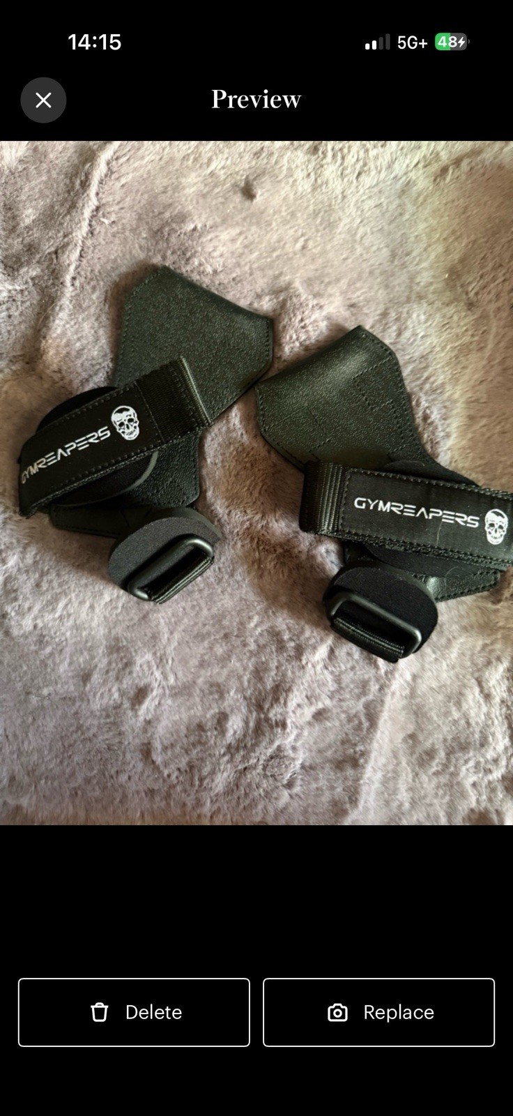 Gymreapers Lifting Grips Straps Size M
