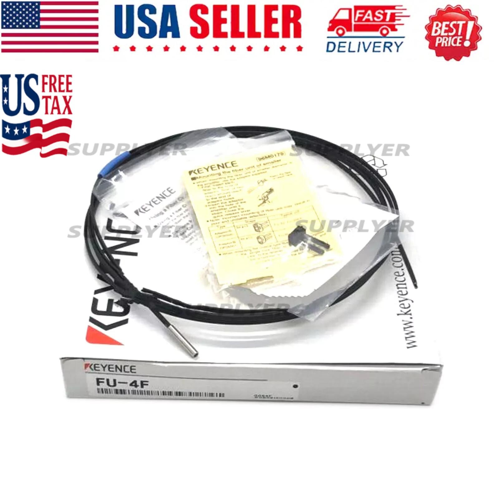 KEYENCE FU-4F Digital Fiber Optic Sensor FU4F New Free Shipping