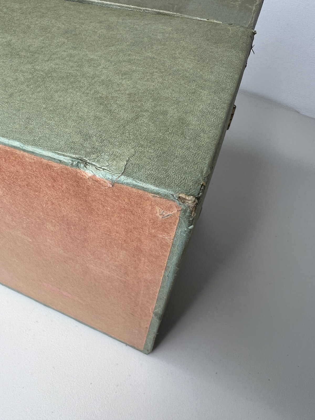 Vintage Dritz Sewing Pattern Green File Folder Box