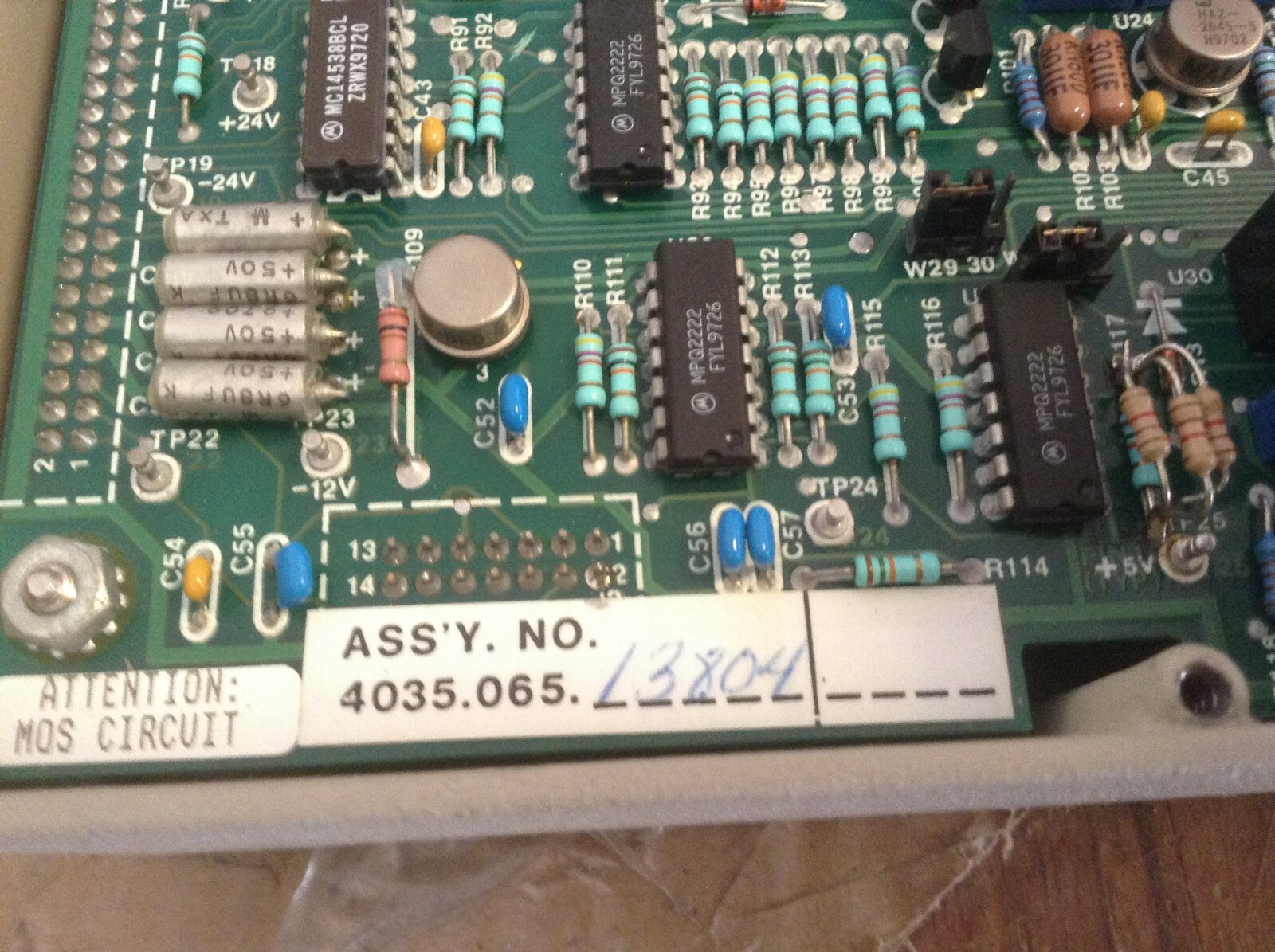EDAX EDSG Analyzer Board assy. 4035.065.13804