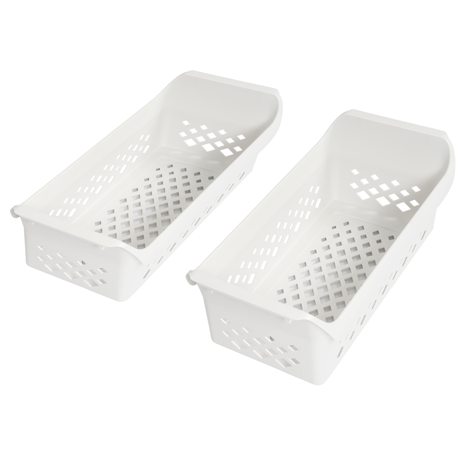 Freezer Baskets orgianzer bins 24-1/2" Long White For Frigidaire Chest Freezer