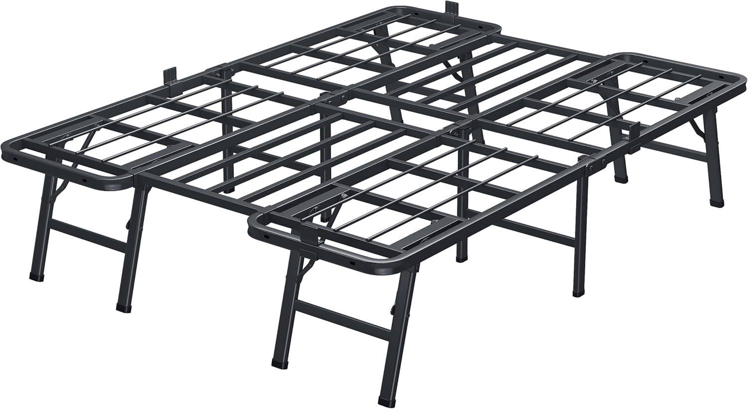 18 Inch Full Metal Bed Frame Folding Bed Frame Tool-Free Assembly Mattress Found