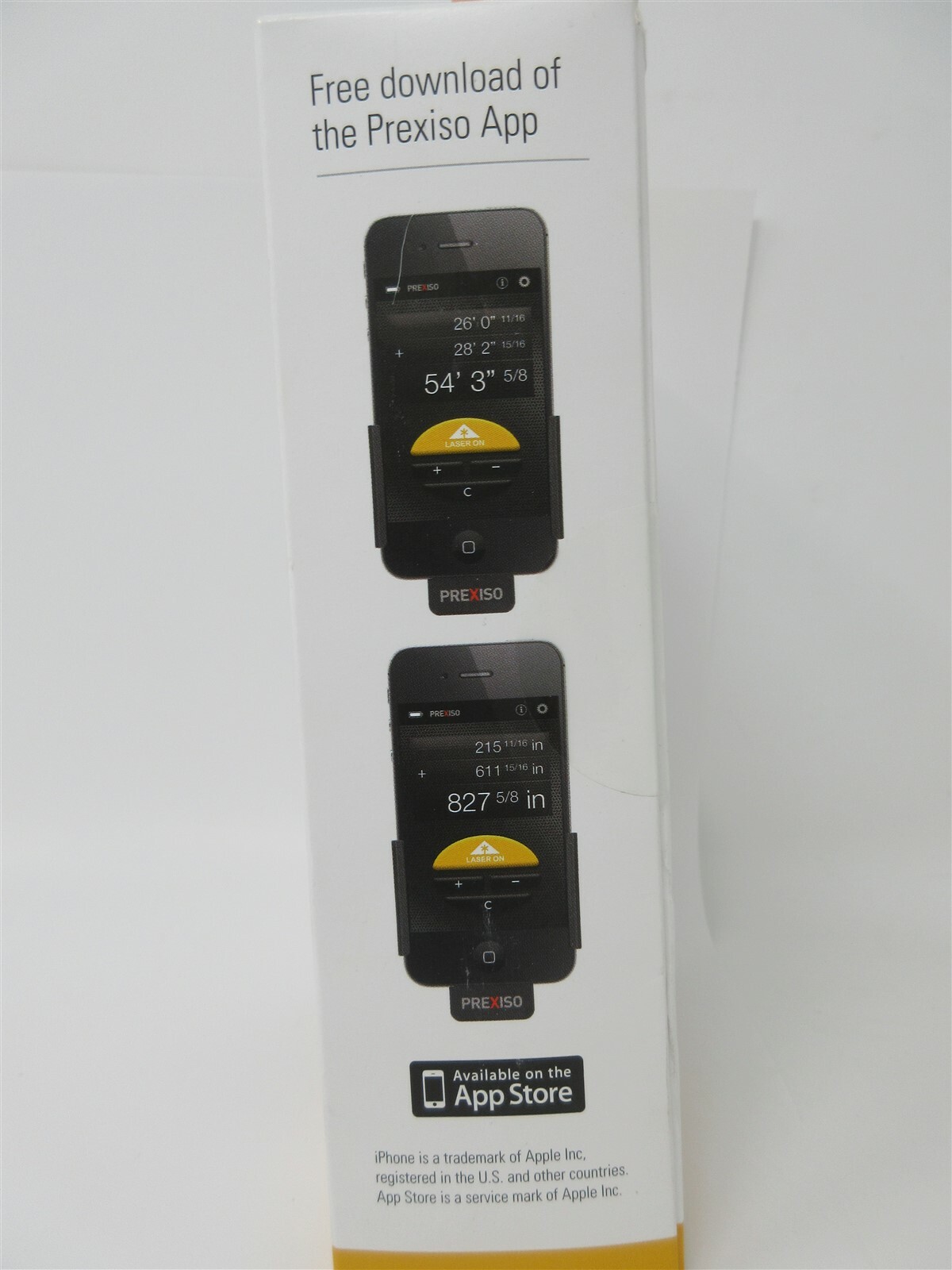 Prexiso IC4 Laser Distance Measuring Tool for Iphone 4/4S NEW!