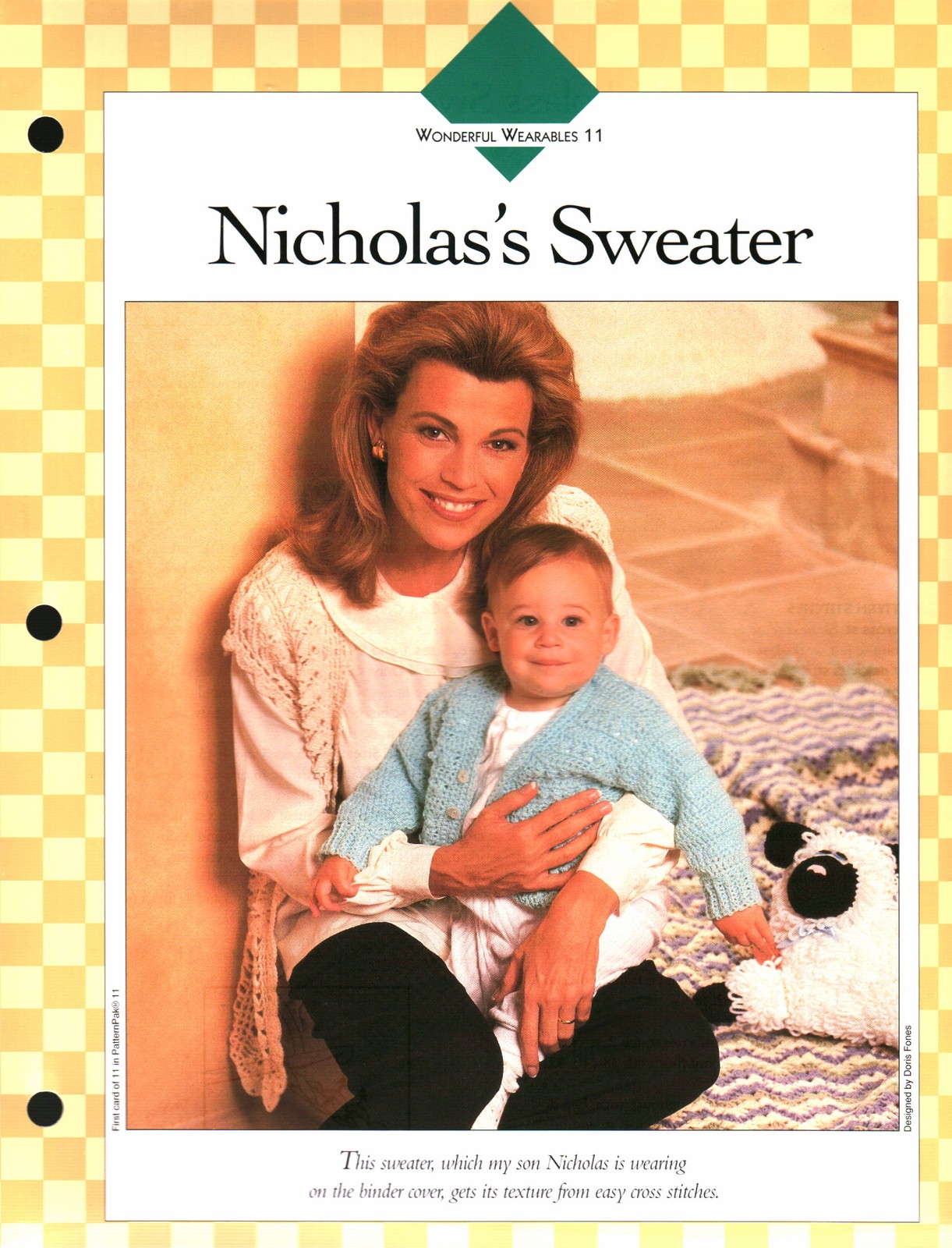 Nicholas's Sweater - Wonderful Wear 11 | Vanna Crochet Faves 85110-A