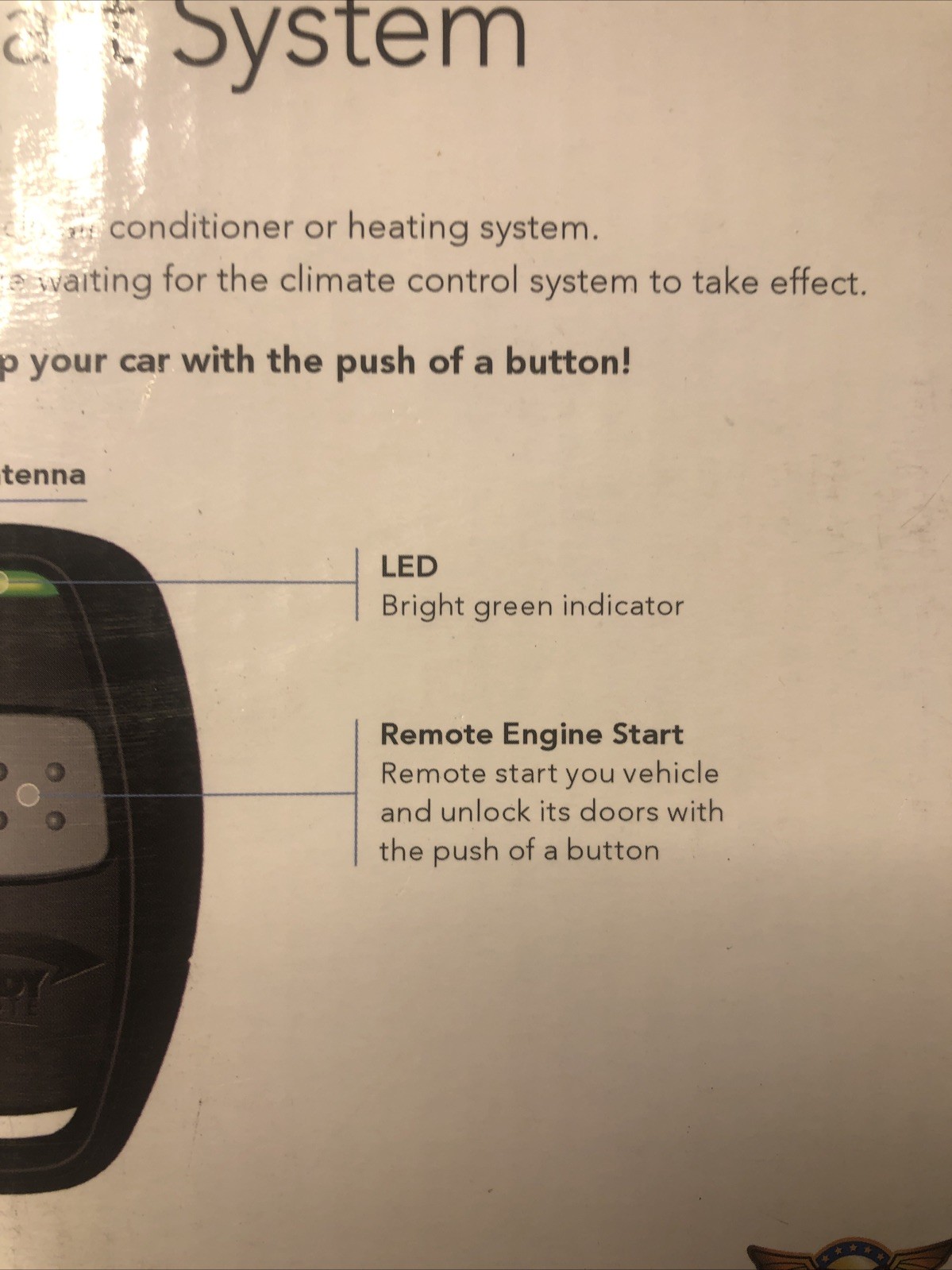 Nib Ready Remote 14921 Basic Remote Start System