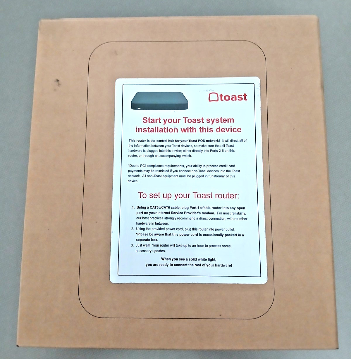 Toast Router Cisco Meraki Z4 Cloud Managed Teleworker Gateway Z4-HW NEW