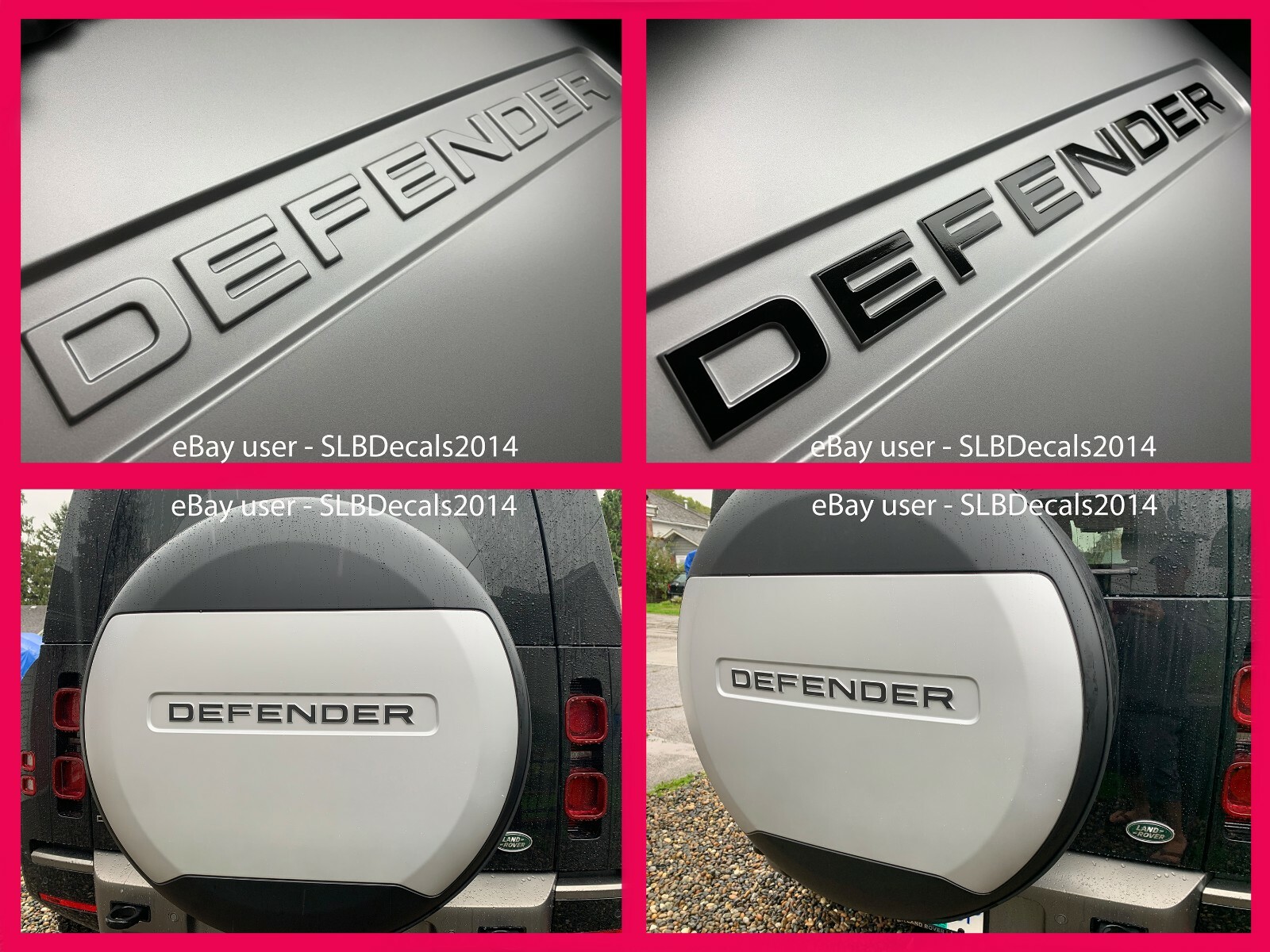Fits Land Rover Defender L663 2020 2021 2022 23 24 25 26 Spare Tire Cover DECALS