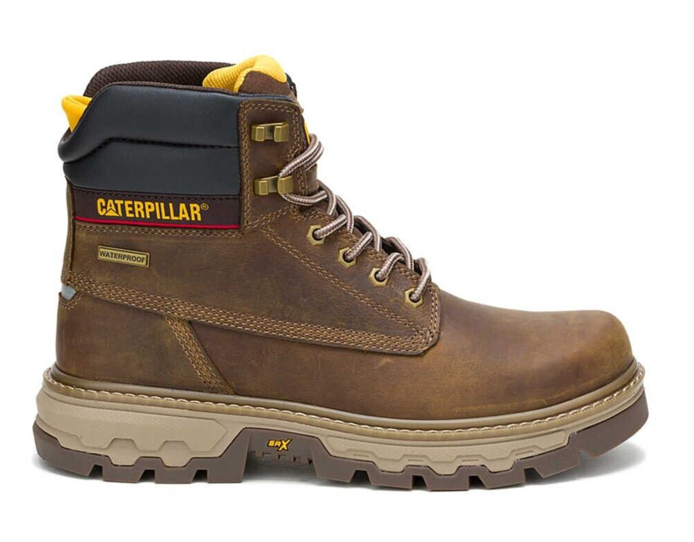 Men's CAT Colorado Equip 6" Waterproof SOFT TOE Boot P51087 Brown