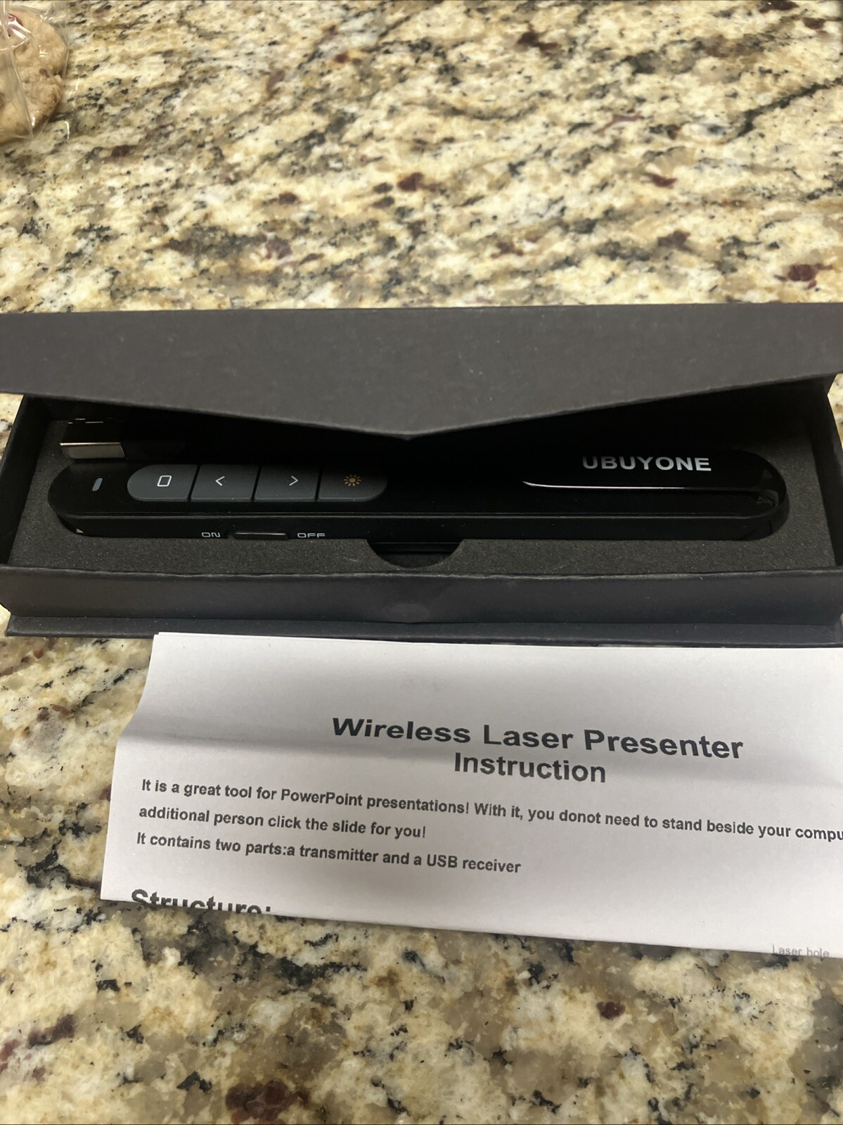 Wireless presenter laser pointer