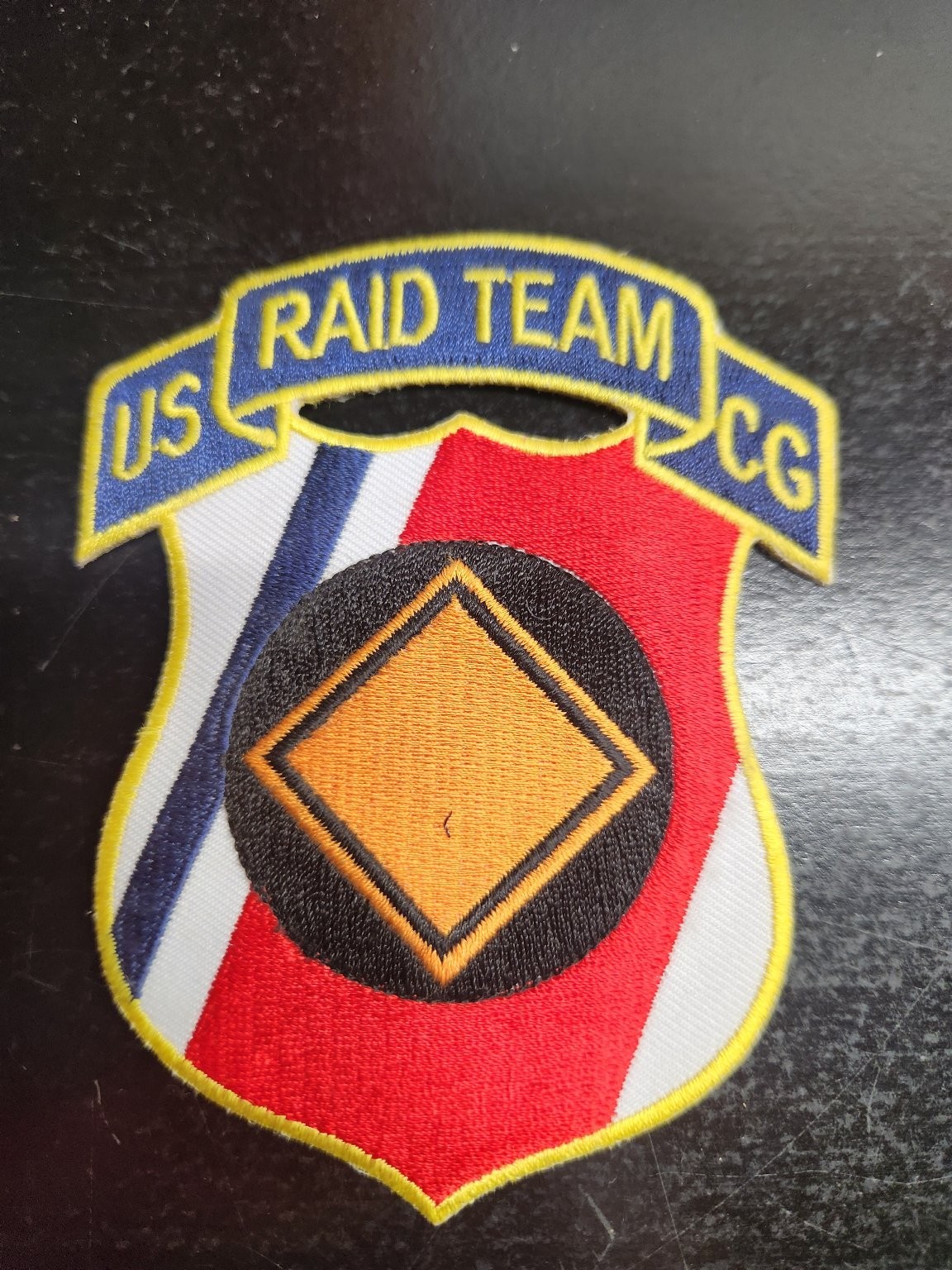 U.S. Coast Guard RAID Team Patch Shield Embroidered Tactical Unit