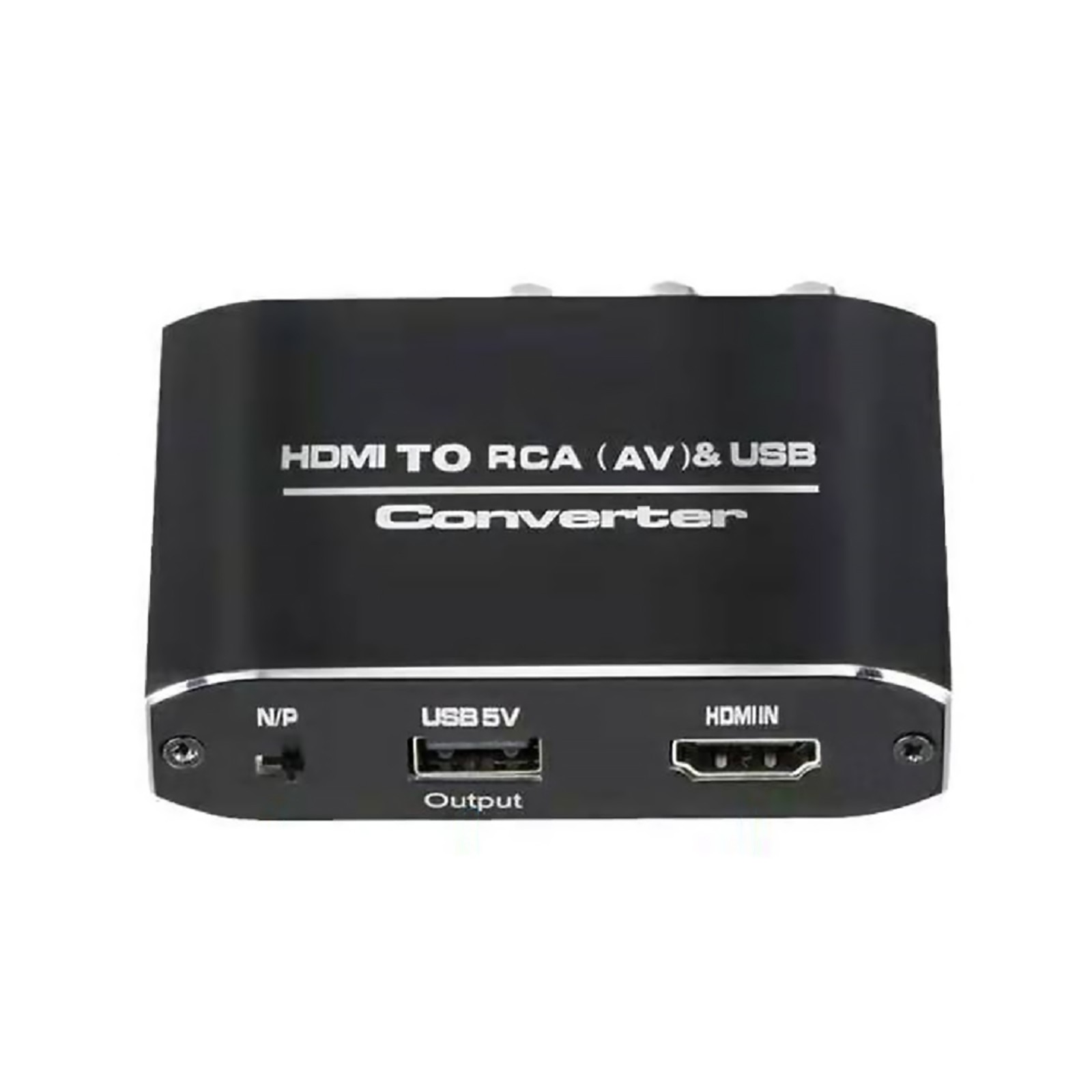 DC 5V2A 1080P HDMI to RCA Converter AV/CVSB L/R Video Box Support NTSC PAL