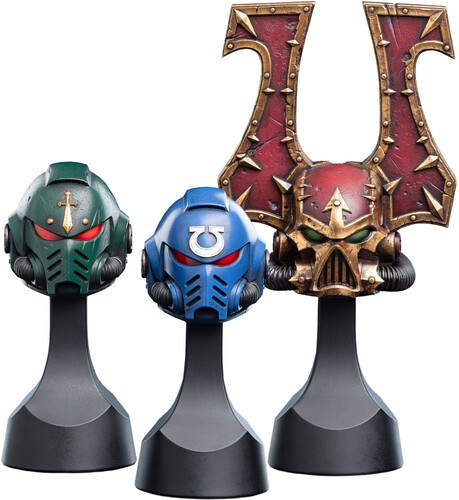 WETA Workshop Mini Prop Replica - Warhammer 40,000 - Ultramarines Miniature Helm
