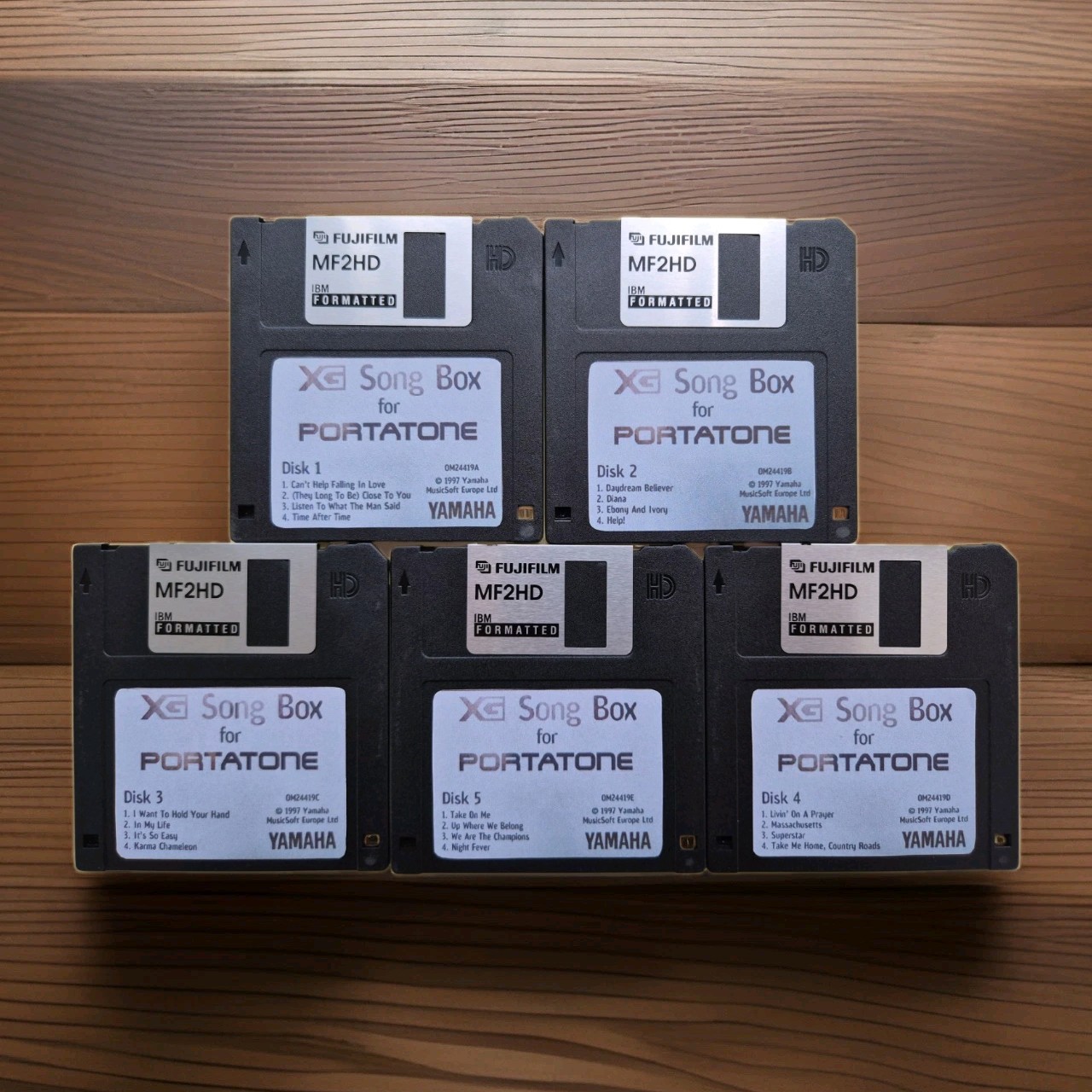 XG SONG BOX Floppy Disk Collection for YAMAHA  Keyboards