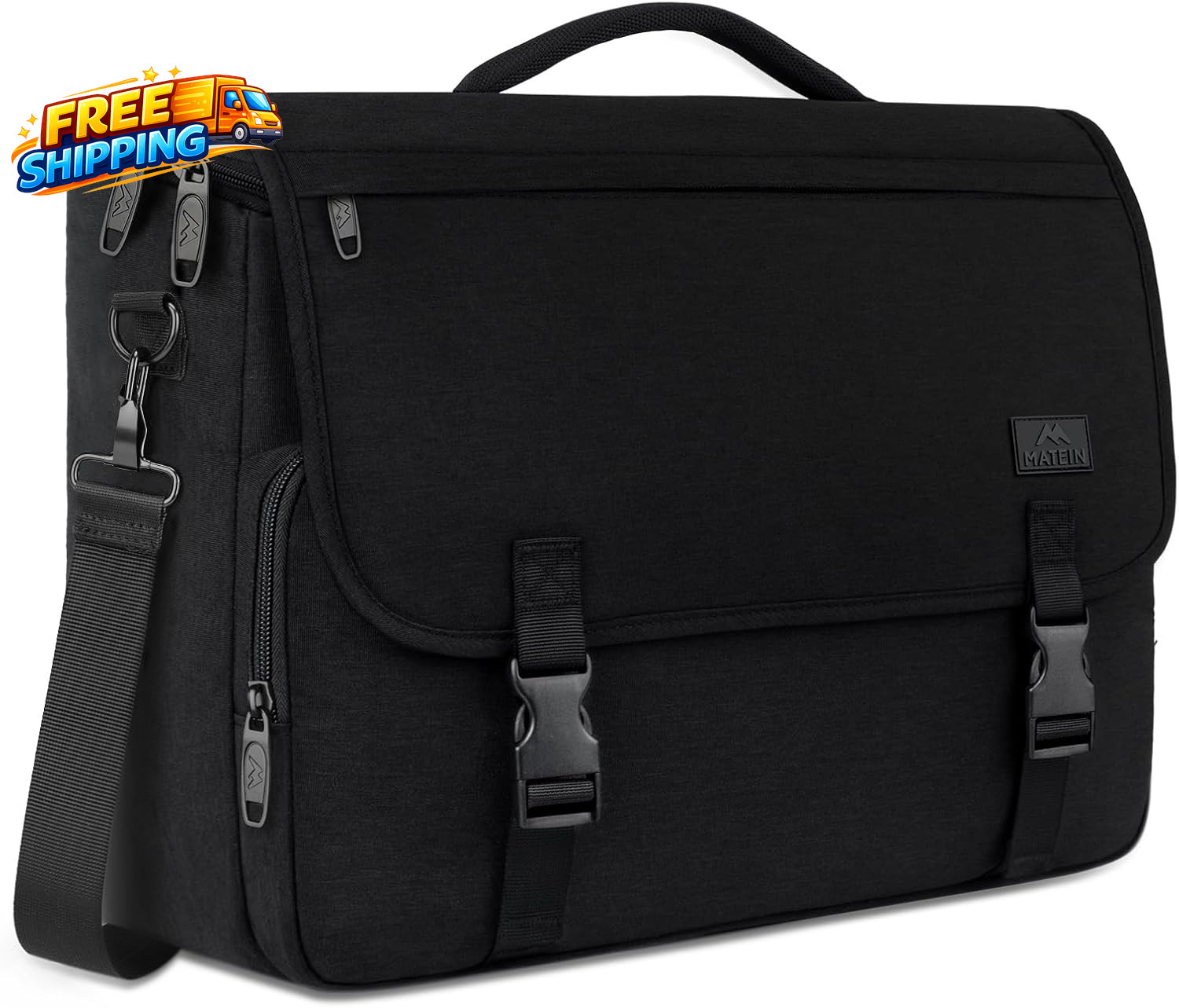 Messenger Bag for Men Briefcases Lightweight Men'S Laptop Bag 15.6 Inch Water