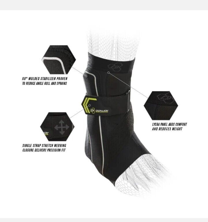 DonJoy Performance BIONIC Ankle Support Brace: Left Foot Large M:12+ W:13.5+!