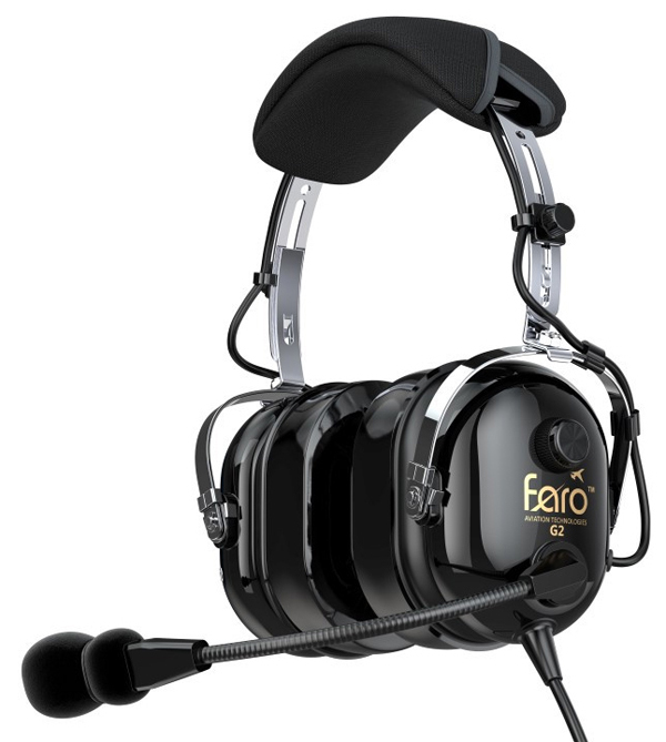 BRAND NEW FARO G2 PASSIVE NOISE REDUCTION (PNR) AVIATION HEADSET w/ MP3 Input