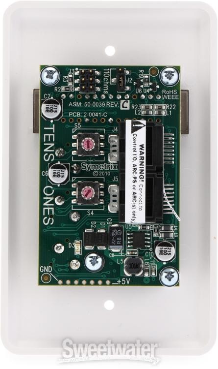 Symetrix ARC-2e Wall Control Panel - White
