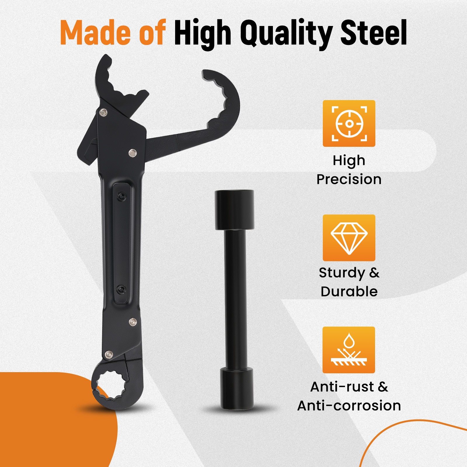 Plumbing Tools Angle Stop Angle-on Wrench Kit for Profession Plumber Wrench Kit