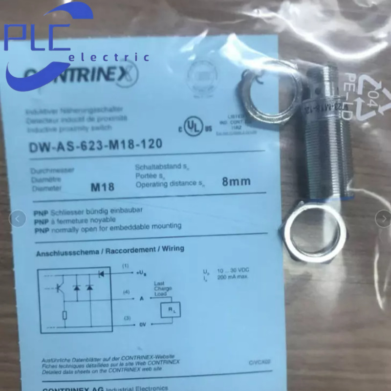 Contrinex DW-AS-623-M18-120 sensors proximity switches brand new free shipping
