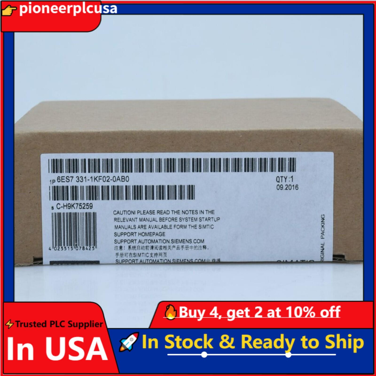 6ES7 331-1KF02-0AB0 6ES7331-1KF02-0AB0 Siemens Analog Input Module NEW IN BOX