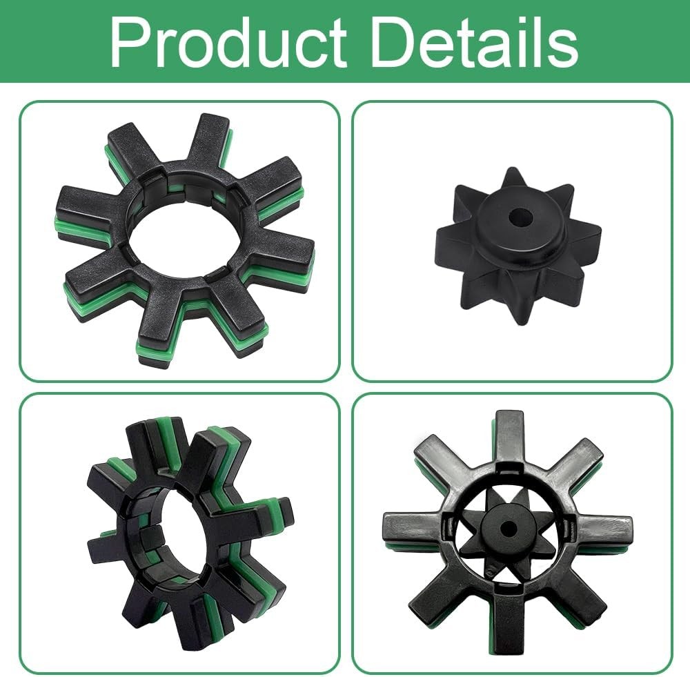 2Sets Damper Electric Power Steering Motor Shaft Kit, Steering Coupler, Steering