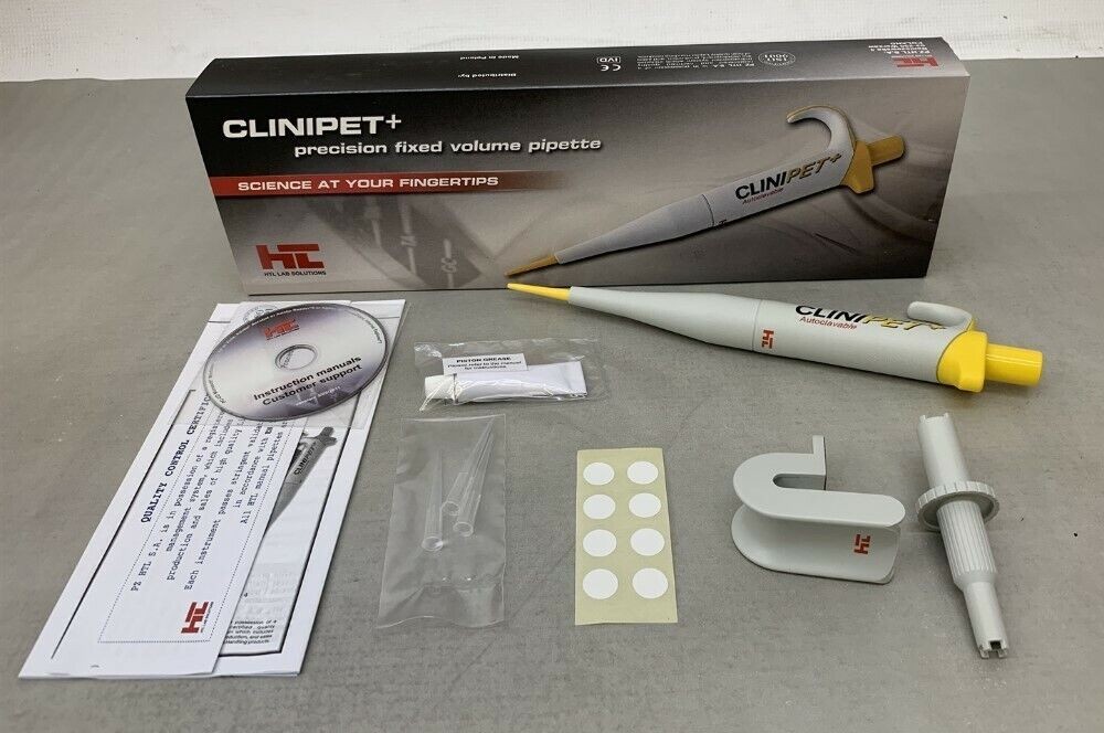 HTL Lab Solutions Clinipet+ Precision Fixed Volume Pipette CP10/10µl, 2208
