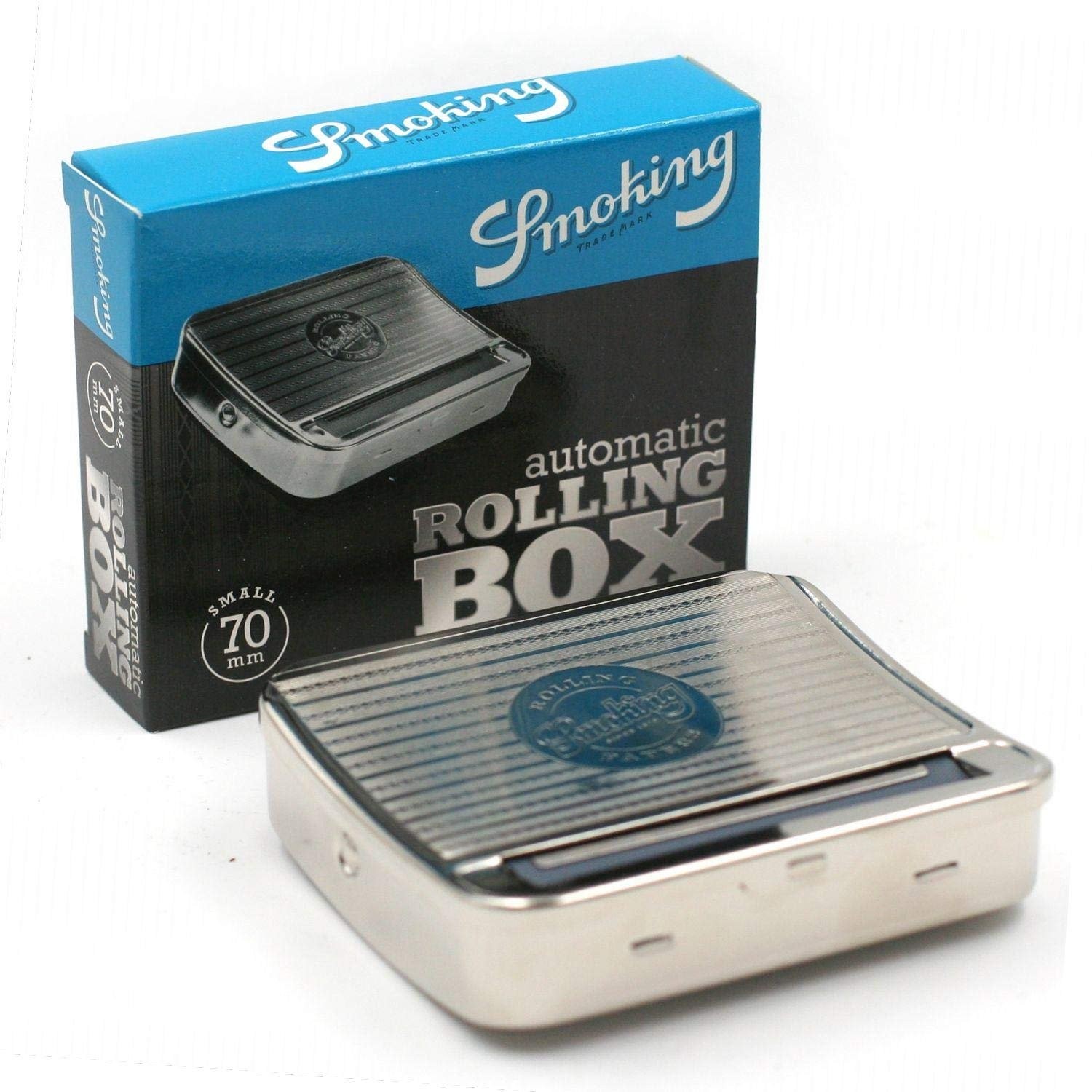 Smoking Brand Automatic Metal Rolling Box - 70mm