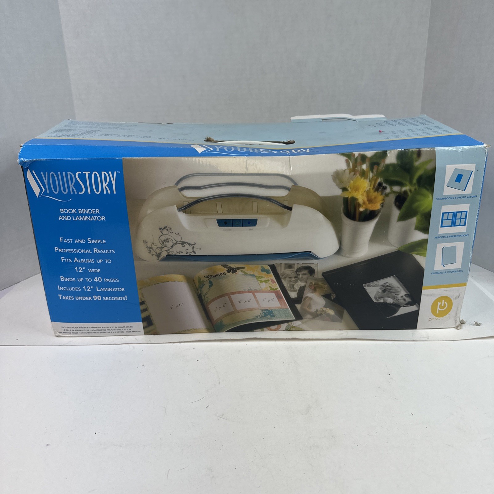 Provocraft Your Story Album Book Binder and Laminator BRAND NEW