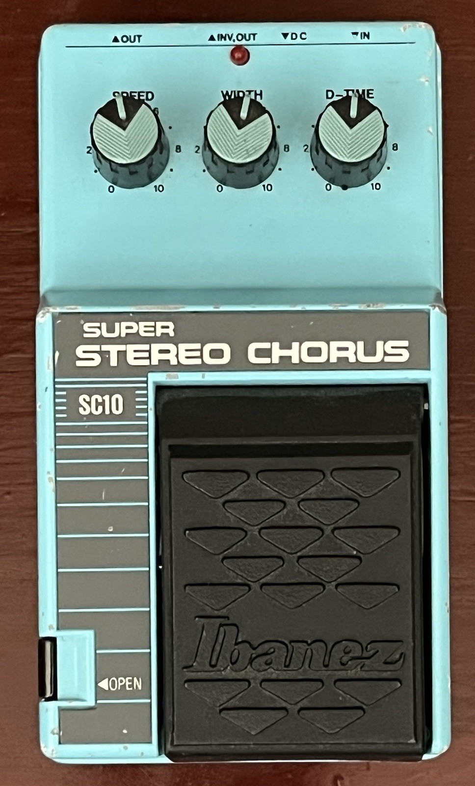 Ibanez Super Stereo Chorus SC10 Guitar Effect Pedal Tested Works! Vtg