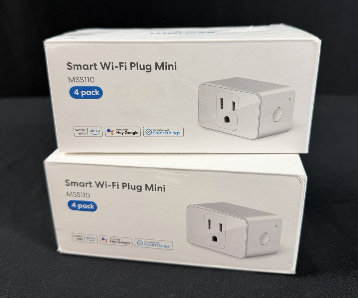 8 - MEROSS Smart Plug Mini 2.4G Wi-Fi  (two 4-packs)