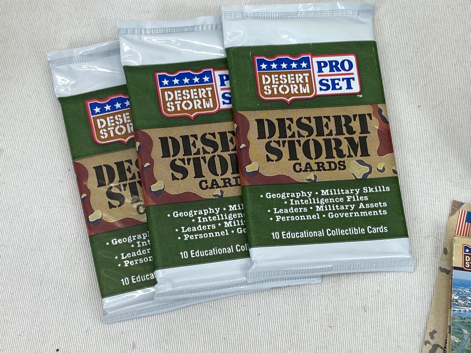 Pro Set Desert Storm Boxed Trading Cards