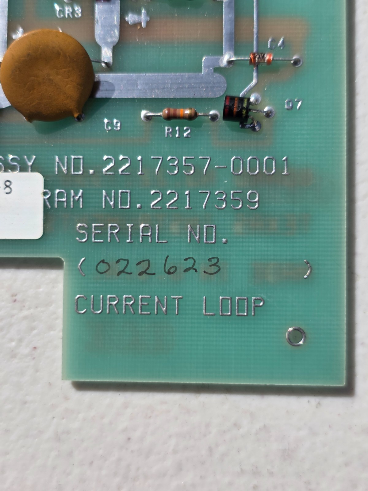 Texas Instruments 2217358-0001 Current Loop, ASSY# 2217357-001 R-8