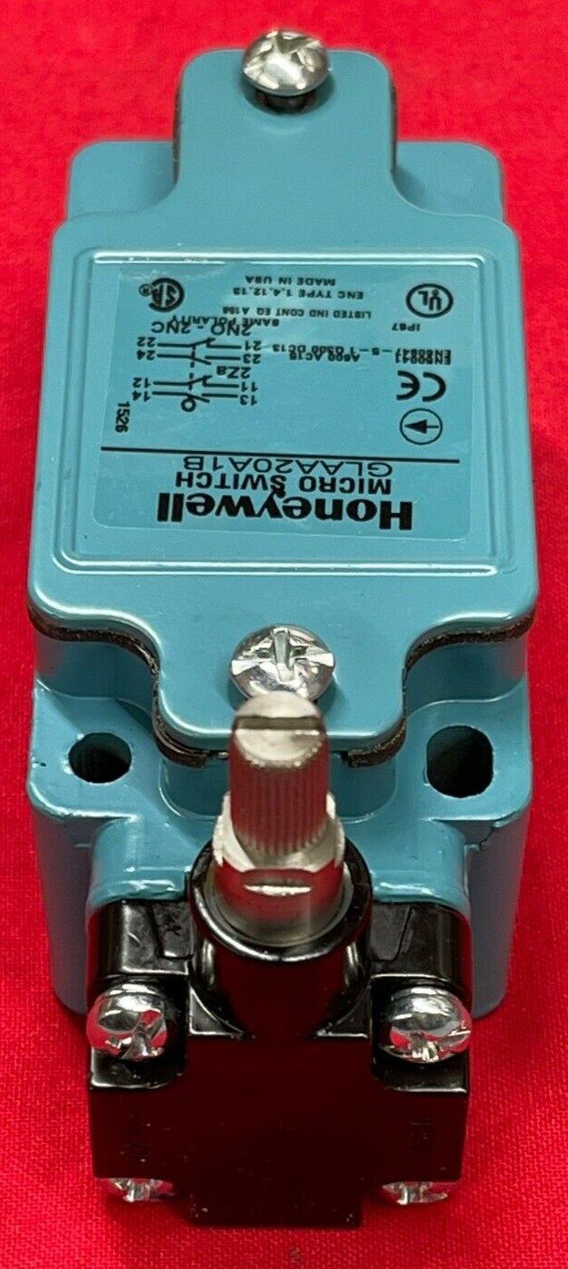 HONEYWELL MICRO SWITCH, GLAA20A1B, 600A, 15VAC, 2NO & 2NC SAME POLARITY
