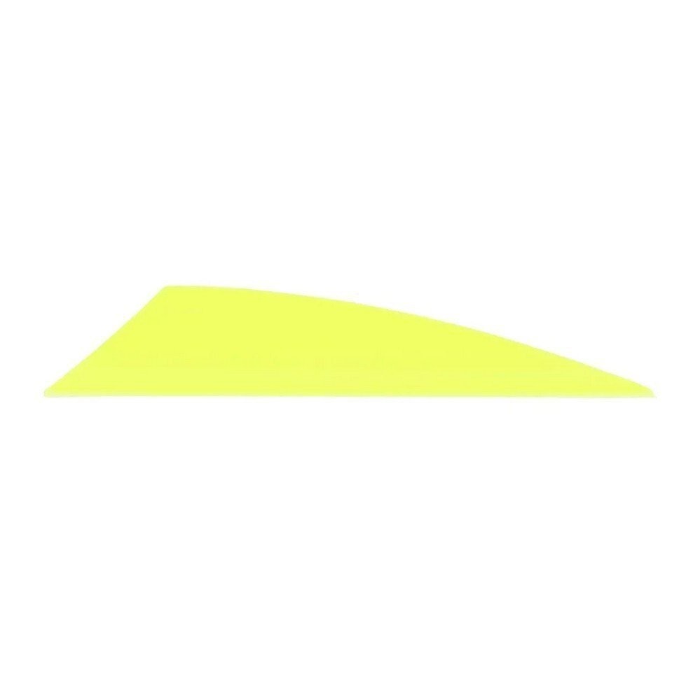 Tac Vanes 2.75" x .48" Driver Yellow Polymer Fletching - 80TAC-0360109-1018