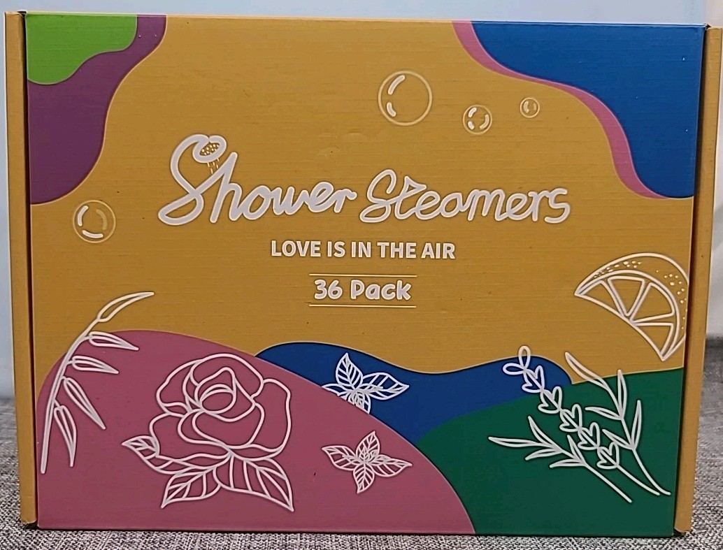 Love Is In The Air Aromatherapy Shower Steamers 36 Ct/Pk. Wedding, Birthday Gift