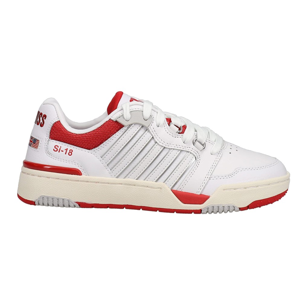 K-Swiss Si18 Rival Lace Up  Mens White Sneakers Casual Shoes 08531-119