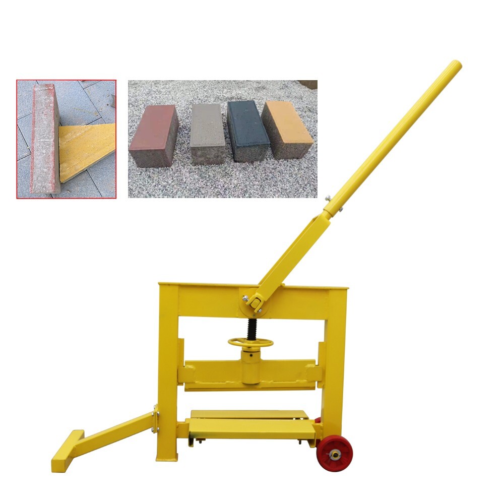 Block Splitter Cutting Pavers Tool Small Manual Brick Cutter Equipment New