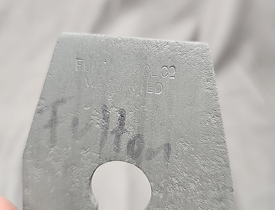 Fulton Plane Iron 2-3/8" For No 6, No 7 Size Plane