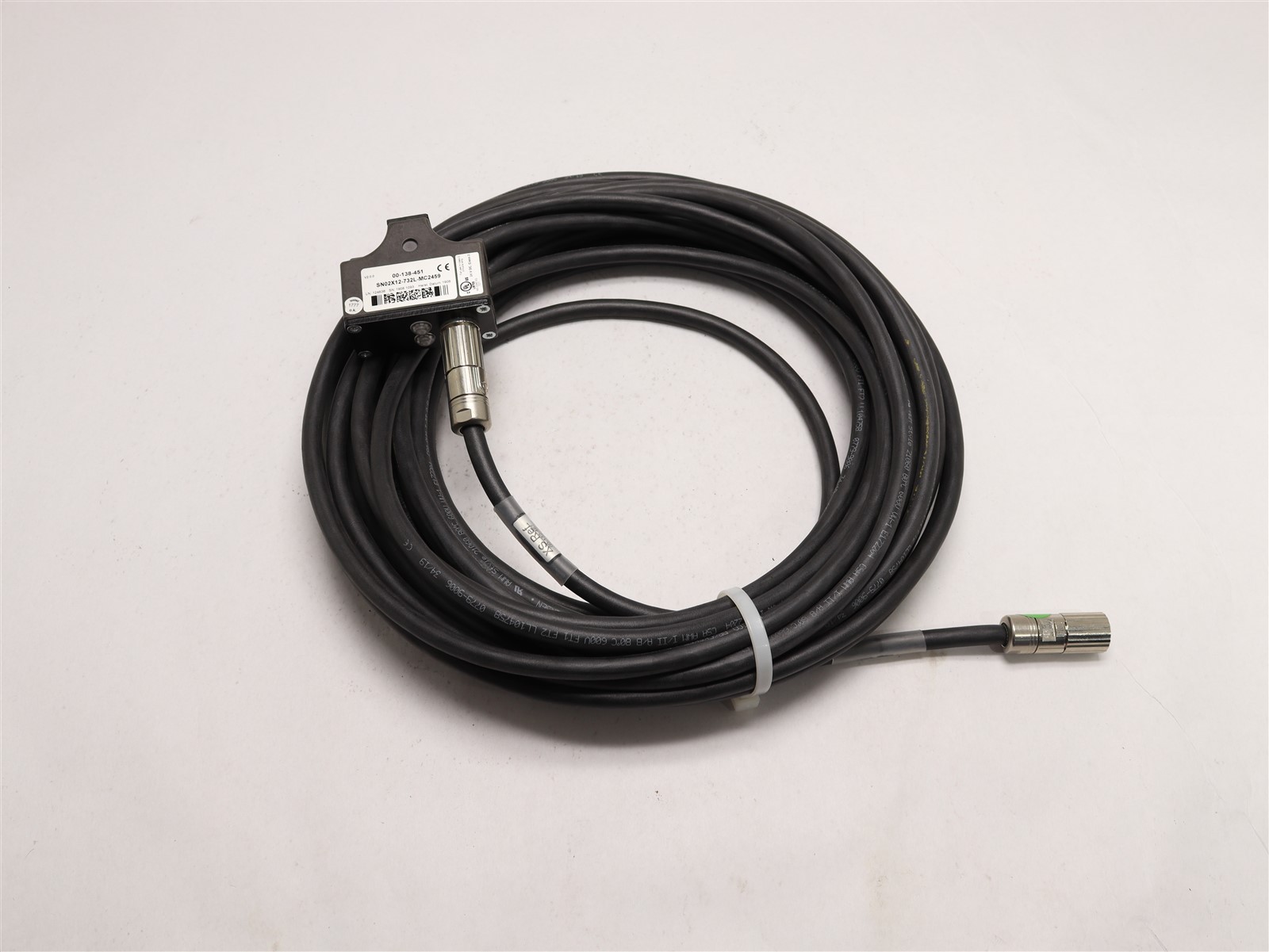 BROCKSKES ROBOT CABLE XS REF 00-123-467 W/ EUCHNER SAFETY SWITCH 00-138-451