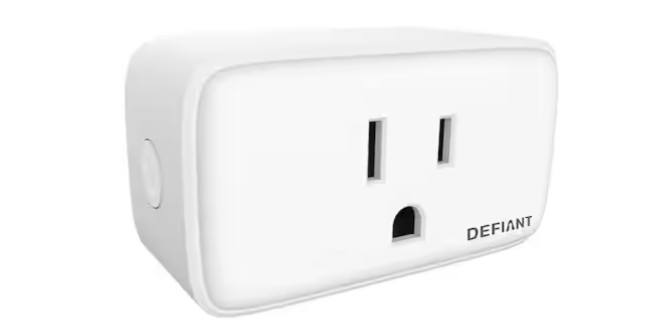 Volt Indoor Smart Plug & Timer Wi-Fi Bluetooth Single Outlet Powered by Hubspace