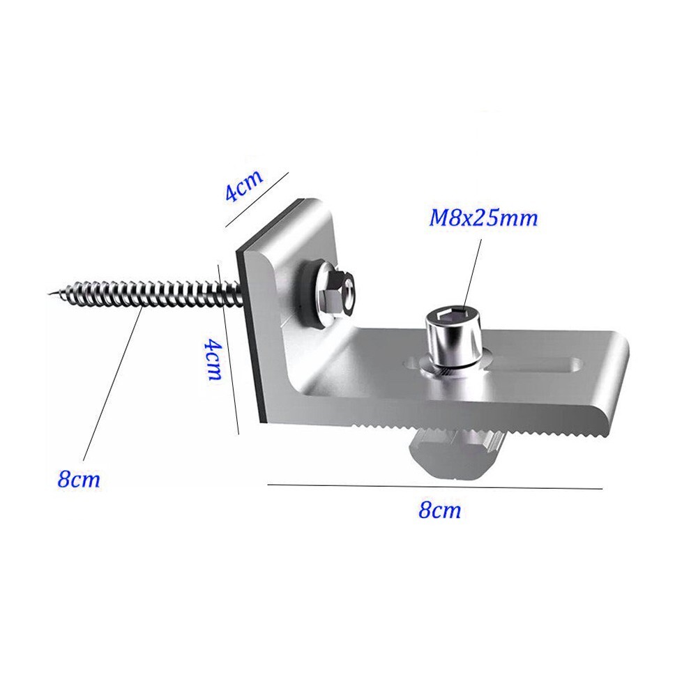 Accessories-Set Solar Rail Alu Mounting Rail Solar Panel PV Profile Solar System
