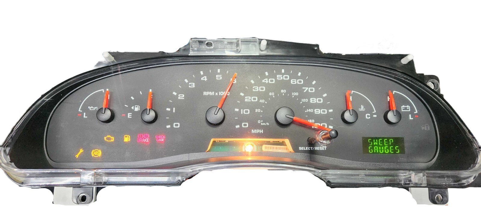 REPAIR SERVICE: 2004-2008 Ford E-series Speedometer / Gauge Cluster